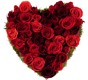 Καρδιά με Τριαντάφυλλα - VAL 01174