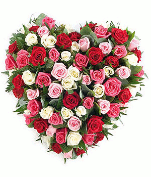 Καρδιά με Τριαντάφυλλα - VAL 01172