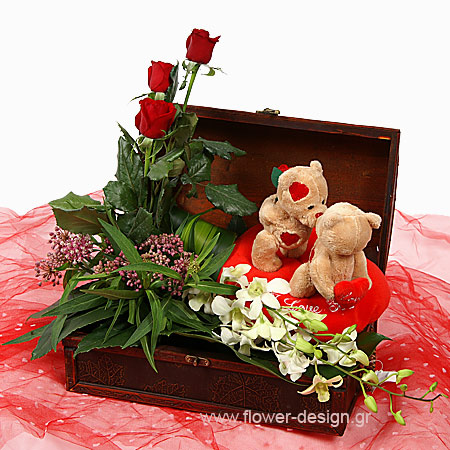 Ορχιδέες και Τριαντάφυλλα - VAL 11025