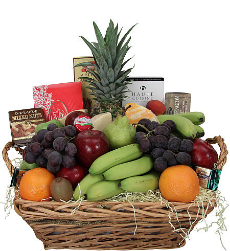 fruit basket and chocolates - BEV 40013