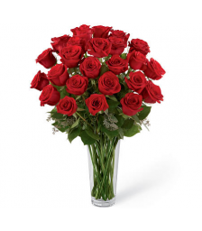 Μπουκέτο με Τριαντάφυλλα & Τροπικά Φυλλώματα - BOU 082