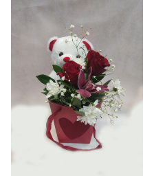 3D heart with teddybear and flowers [CLONE] [CLONE] [CLONE] [CLONE] [CLONE]