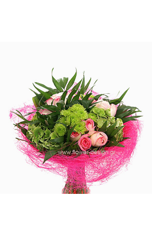 Bouguet with Mix flowers - - BOU 090