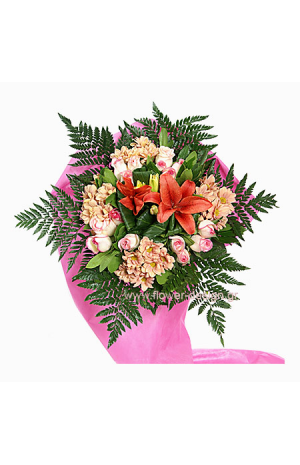 Bouguet with mix flowers  - BOU 0182