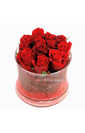 Τριαντάφυλλα και Τροπικά Φυλλώματα - THANK 22009