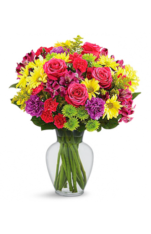 Bouquet  with mix flowers - BOU 089