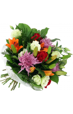 mix flowers in bouquet - BOU 087