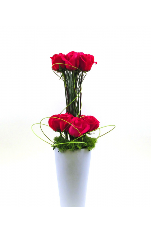 Τριαντάφυλλα και Τροπικά Φυλλώματα - ΤΡΙ 072256