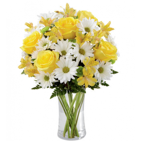 Μπουκέτο Μίξ Λουλουδιών σε Βάζο - BOU 189